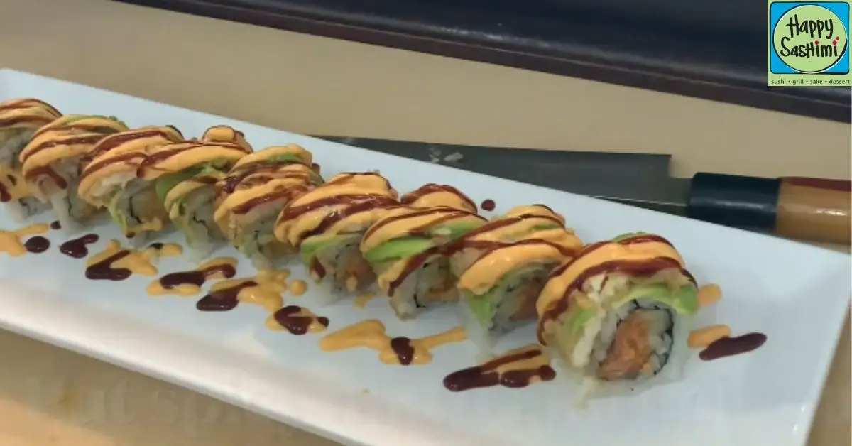 red snapper sushi roll