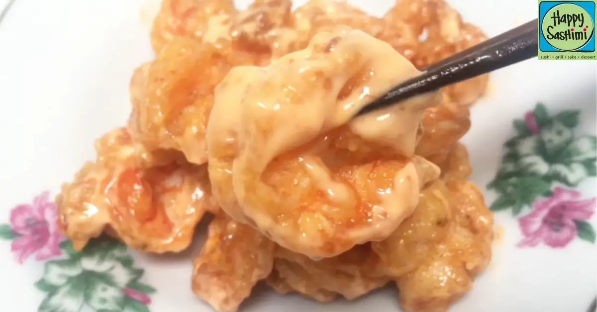 spicy mayo shrimp bowl